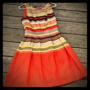 Colorful fun summer cocktail dress